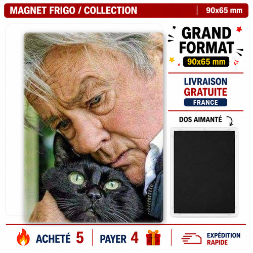 Magnet alain delon 90x65 - magnet, mm