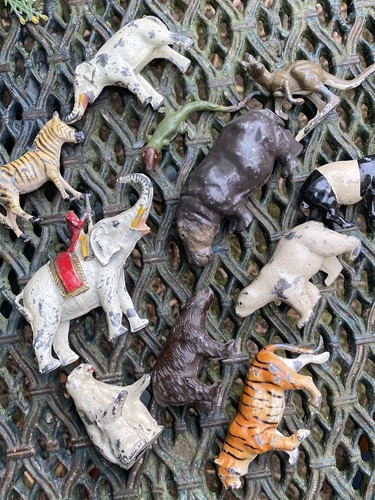 Lot animaux plomb ancien - animaux,