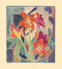 Blanche Lazzell: Amaryllis 22x30 Archival Quality Fine Art Print