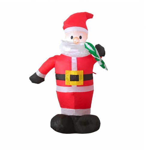 Père noël gonflable avec - père, sac