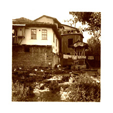 Greece, woman washing the laundry, vintage print, ca.1910 print d&#039;era 