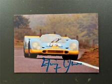 Signed Jürgen Neuhaus Helmut Kelleners Porsche 9171000 KM Rennen Nürburgring1970