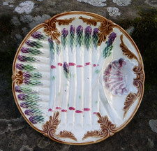 ASSIETTE À ASPERGES EN