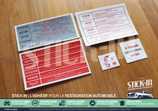 5 Autocollants Stickers 205