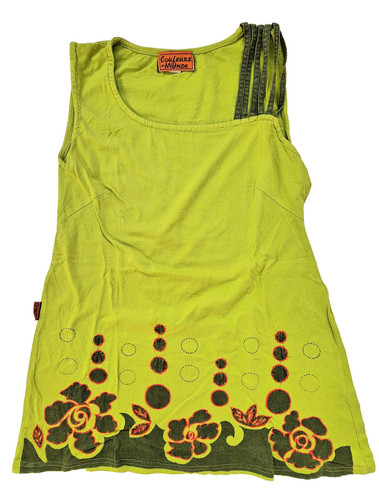 Tee shirt asymétrique vert - tee-shirt,