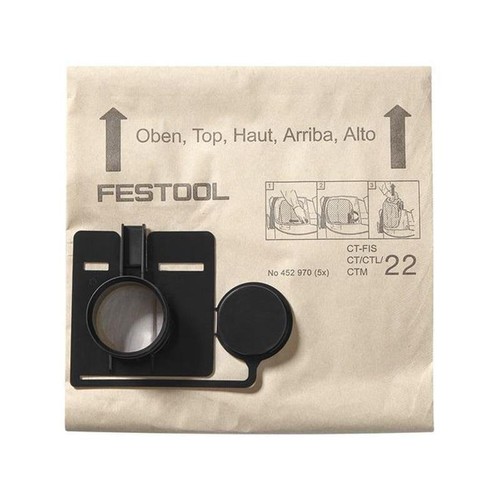 Festool sac filtre fis - 5x, fis-ct