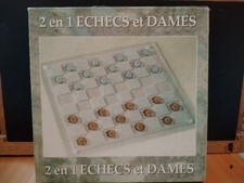 2 en 1 jeu d'échec et dames