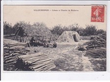 VILLECRESNES: lumberjack's hut and yard - condition