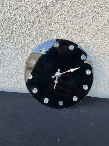 Horloge murale noire design