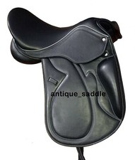 Selle de dressage en cuir à