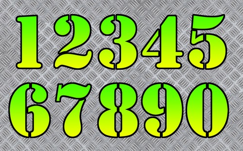 Sticker numero course racing - sticker,