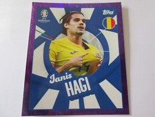 Sticker TOPPS UEFA EURO 2024 GERMANY - N° ROM PTW HAGI CADRE PURPLE PARALLEL