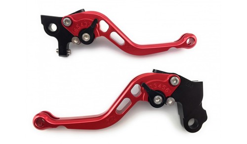 Paire leviers courts - paire, rouges