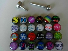 Faux Plug Langue Royaume-Uni Like Fille $ Papillon Sexy Kiss Fuck Sperm Ø 1,6mm