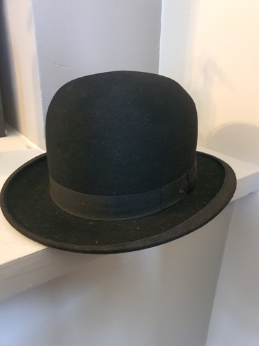 Ancien chapeau melon baronnier - ancien,
