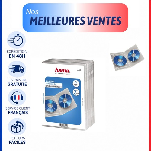 Hama boîtier double - double, dvd
