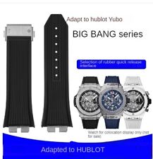 High Quality Rubber Silicone Watch Band Strap Mens for Hublot 19x26mm with Tools