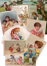 Lot de 10 chromos ENFANTS