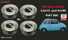 Kit 4 jantes pour FIAT 500