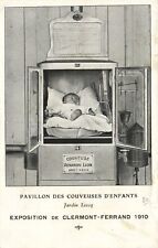 PC EXPO CLERMONT-FERRAND 1910 INCUBATOR OF CHILDREN FRANCE (a49390)