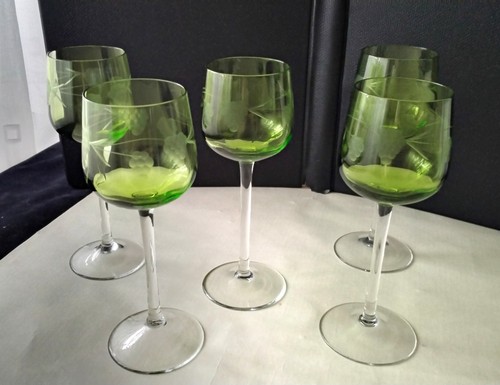 Verres vin blanc - 5, à