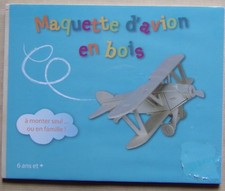§ maquette enfant bois AVION - 6 ans et plus