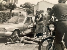 Originale Photo Accident Moto