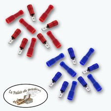 Cosses électriques à sertir mâle/femelle - 2.8 mm  - 14/16 - 18/22 AWG