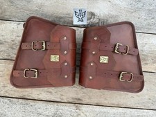 Sacoche de deux selles en cuir