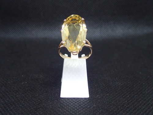 Bague jaune 750 ème de - ,