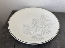 Ancien Plat Gien Decor Feuille