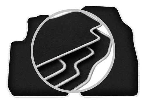 Tapis sol velours noir - de, en