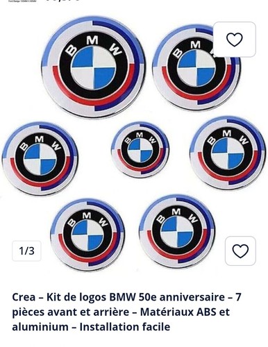 Logos emblème bmw capot - logos, mm