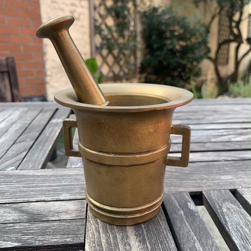Ancien mortier pilon en - mortier,