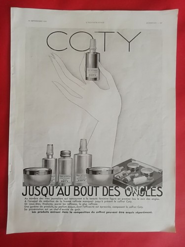 Publicité presse 1930 - publicité,