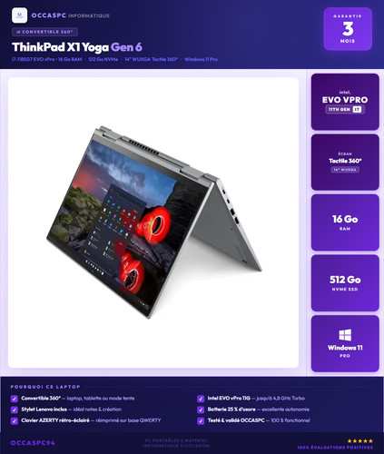 Lenovo thinkpad yoga gen - thinkpad, 6
