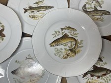 Lot 6 Assiettes Poisson
