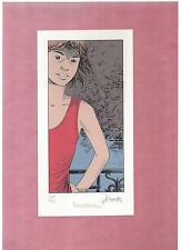 SERVAIS (VIOLETTE / ORVAL / GAUME) FANCHON (SERIGRAPHIE N°/Signé) NEUF