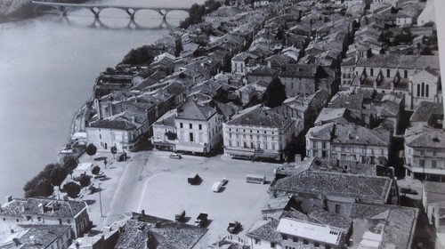 Ancienne photo aérienne - photo,