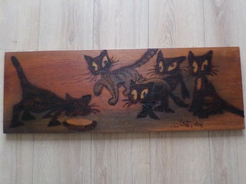 Pyrogravure vintage sur - pyrogravure,