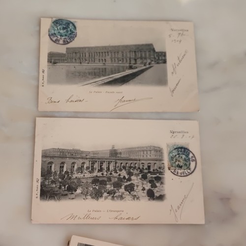 Lot cpa versailles 1904 b - lot, n&b