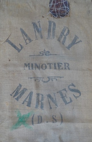 Ancien sac toile jute - ancien,
