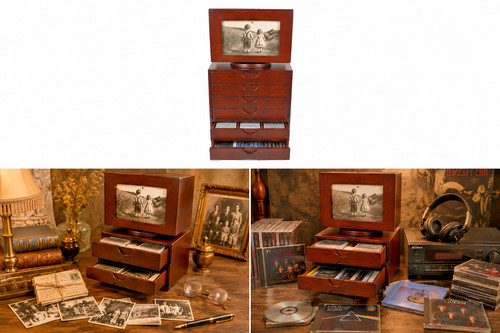 Meuble rangement photos - , cd