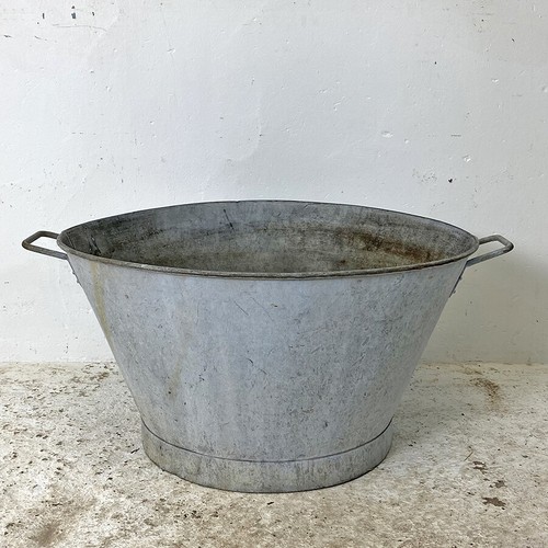 Bassine zinc - bassine, en