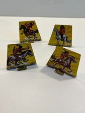 lot de 4 plaques Chocolat Kohler ORTF "indiens"