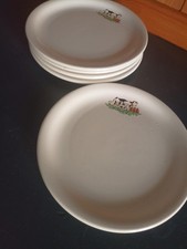 lot 5 assiettes à dessert vache + 2 tasses Milch collection