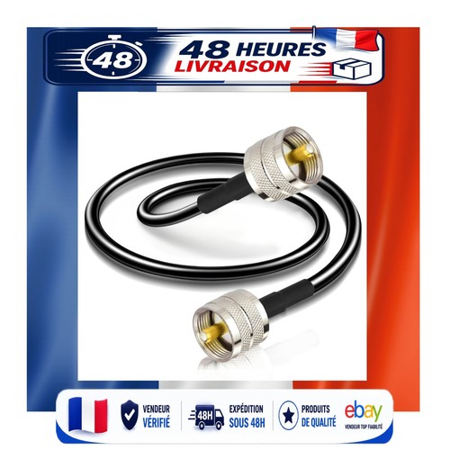 Bingfu câble coaxial - rg58, 1m
