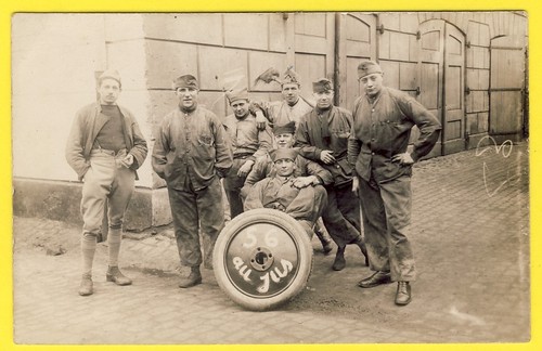 Cpa carte photo soldats - photo, du