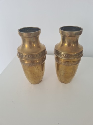 Lot vases en laiton - 2,