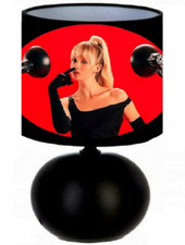 Lampe de chevet Angèle chanteuse. Pied Céramique Personnage Angèle 
